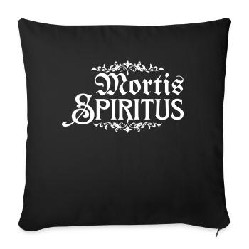Spiritus Mortis - Sofakissen mit Füllung 45 x 45 cm - Schwarz - Vorne