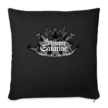 Meretirix Satanae - Geliebte Satans - Sofakissen mit Füllung 45 x 45 cm - Schwarz - Vorne