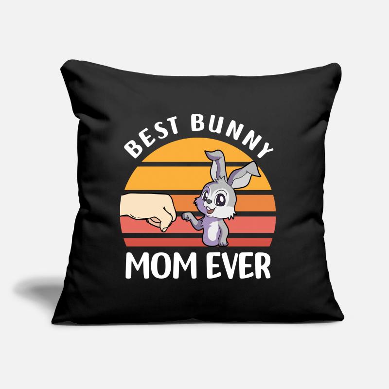 Rabbits Mama | Pets Rabbit Rodents Gift Idea Sofa pillow with filling 45cm x 45cm