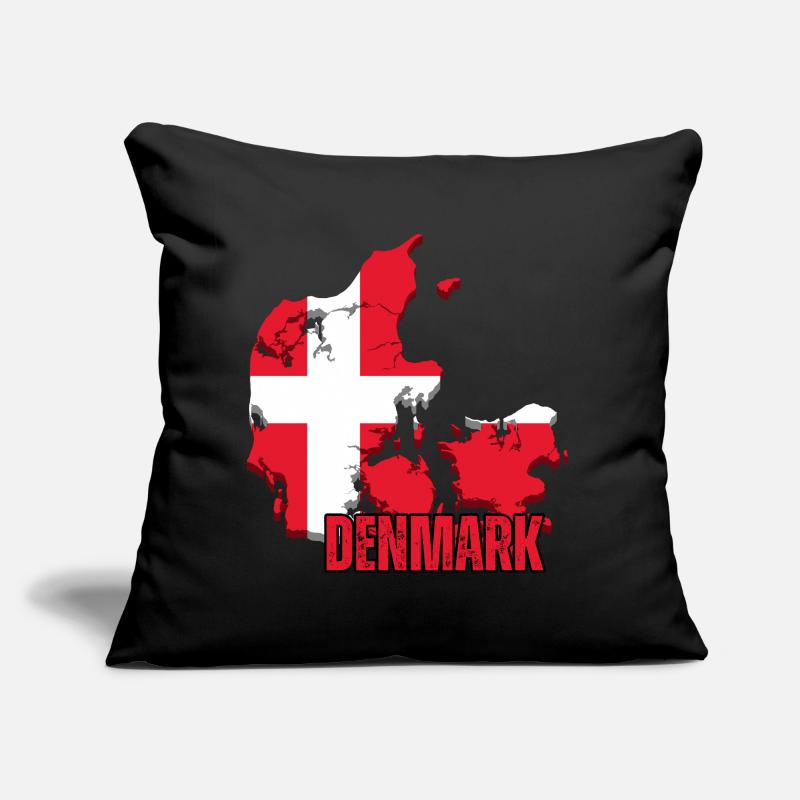 Fierté danoise, drapeau du Danemark Coussin et housse de 45 x 45 cm