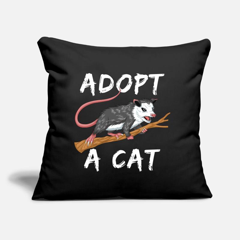adopt a cat Sofa pillow with filling 45cm x 45cm