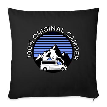 100% Original Camper Nugget - Coussin et housse de 45 x 45 cm - noir - Devant