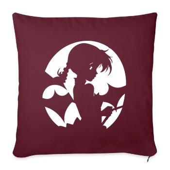 Batcave Girl Dark Fairytale Goth Occult Women Got - Coussin et housse de 45 x 45 cm - bordeaux - Devant