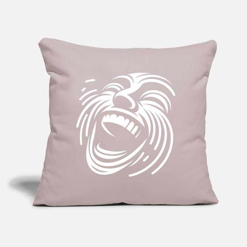 Laughing Line Face Pattern Sofa pillow with filling 45cm x 45cm