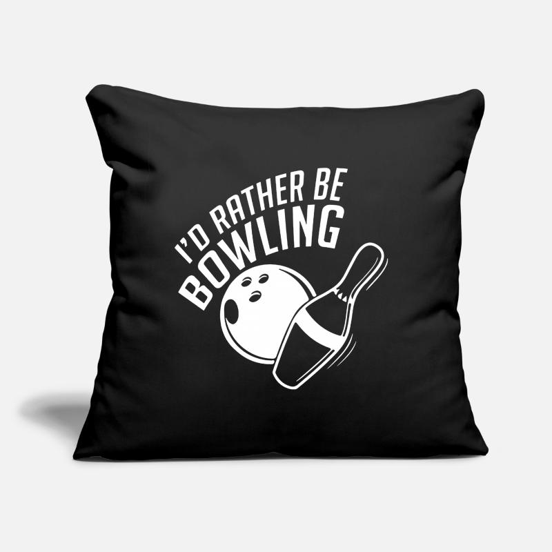 I'd Rather Be Bowling Sofa pillow with filling 45cm x 45cm