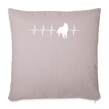Funny Groenendaeler Gift Idea - Sofa pillow with filling 45cm x 45cm - light taupe - Front