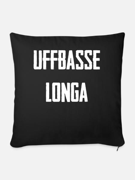 Uffbasse Longa - Sofakissen mit Füllung 45 x 45 cm - Schwarz