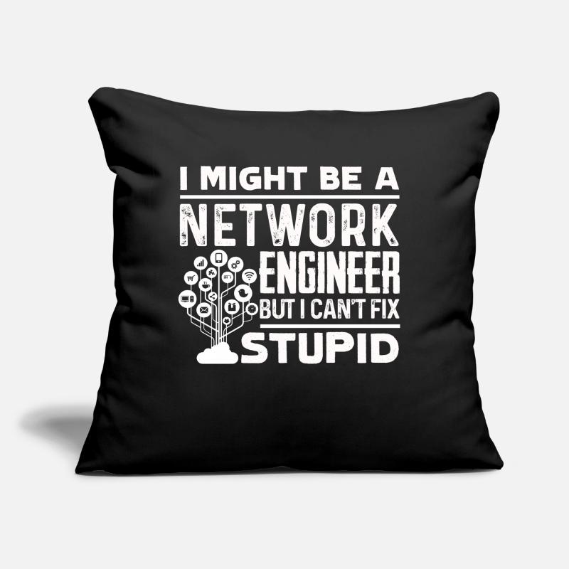 Network Engineer Can't Fix Stupid Sofa pillow with filling 45cm x 45cm