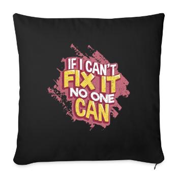 artisan - Coussin et housse de 45 x 45 cm - noir - Devant