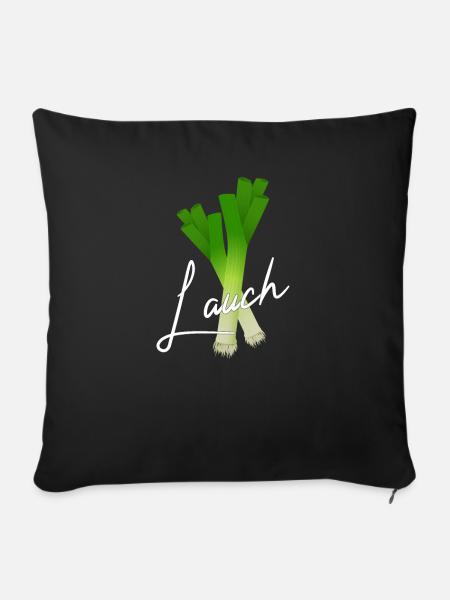 Lauch - Sofakissen mit Füllung 45 x 45 cm - Schwarz