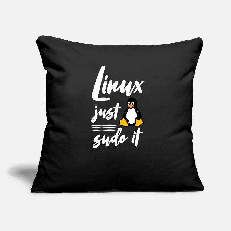 Linux juste sudo it Coussin et housse de 45 x 45 cm