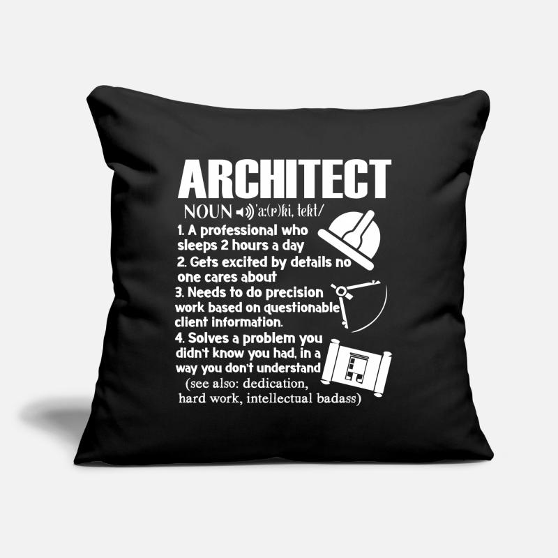 Architect Architect Definition Sofa pillow with filling 45cm x 45cm