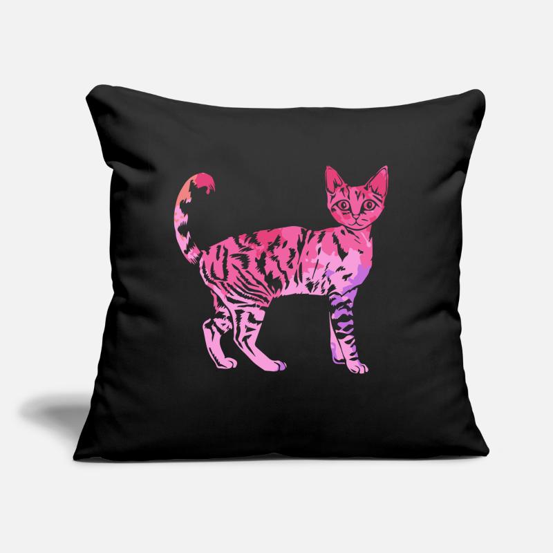 Devon Rex Katze Devon Rex Katze Bunt Sofakissen mit Füllung 45 x 45 cm