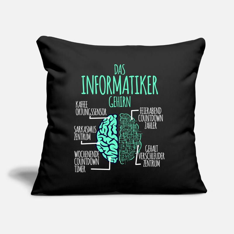 Informatiker Informatik Programmierer Nerd Geek Sofakissen mit Füllung 45 x 45 cm
