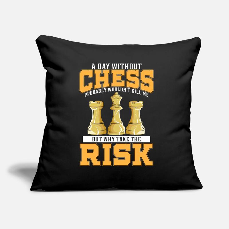 Chess chess board game Chess Sofa pillow with filling 45cm x 45cm