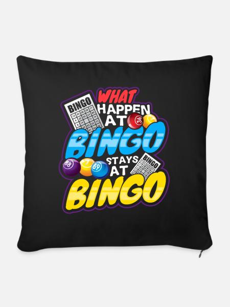 Bingo - Sofakissen mit Füllung 45 x 45 cm - Schwarz