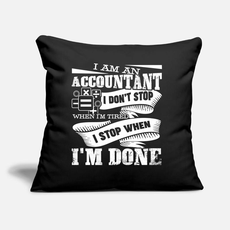 Comptable Je suis comptable Coussin et housse de 45 x 45 cm