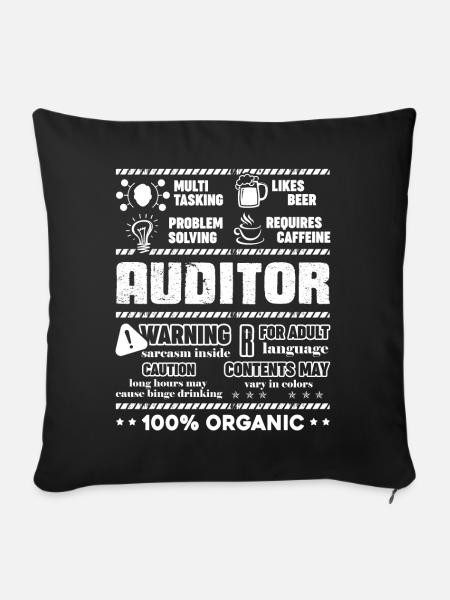 Auditor Multitasking - Sofakissen mit Füllung 45 x 45 cm - Schwarz