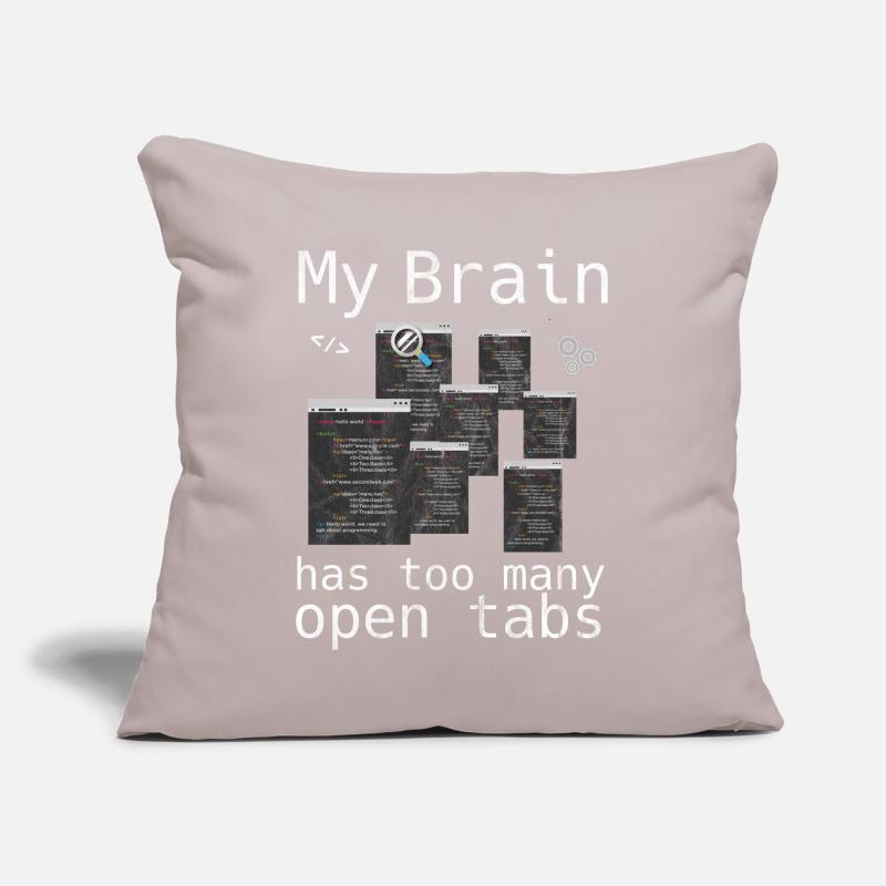 programmer Sofa pillow with filling 45cm x 45cm