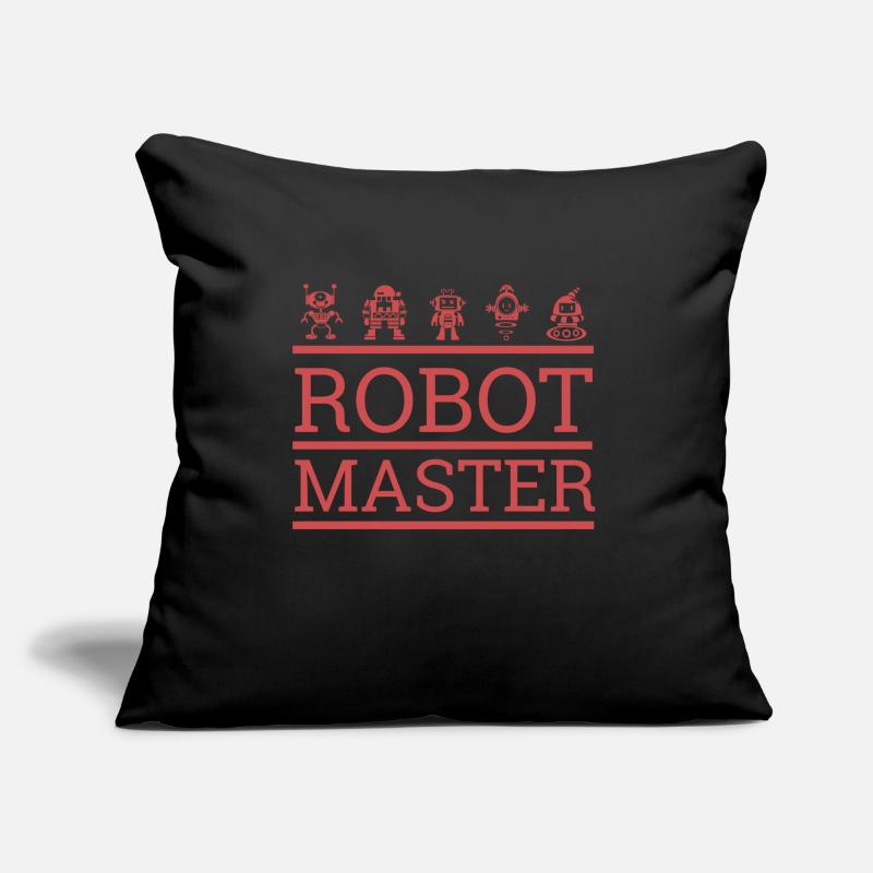 Robot Master | Robot Coussin et housse de 45 x 45 cm