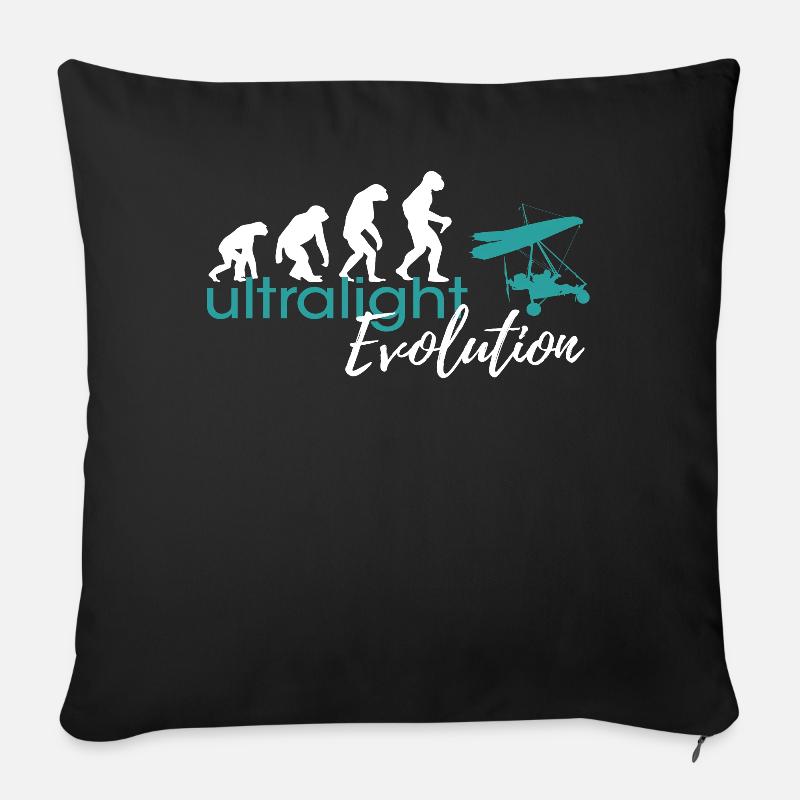Ultralight Evolution - Sofakissen mit Füllung 45 x 45 cm - Schwarz