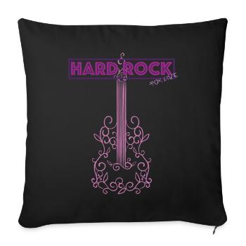 Bachelorette party - Sofa pillow with filling 45cm x 45cm - black - Front