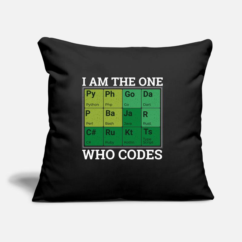 « Period Table Programming » | Programmeurs Coussin et housse de 45 x 45 cm