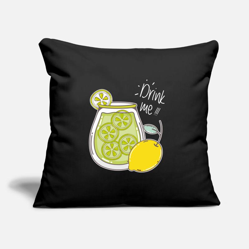Lemonade Lemon Drink Summer Refreshment Sofa pillow with filling 45cm x 45cm