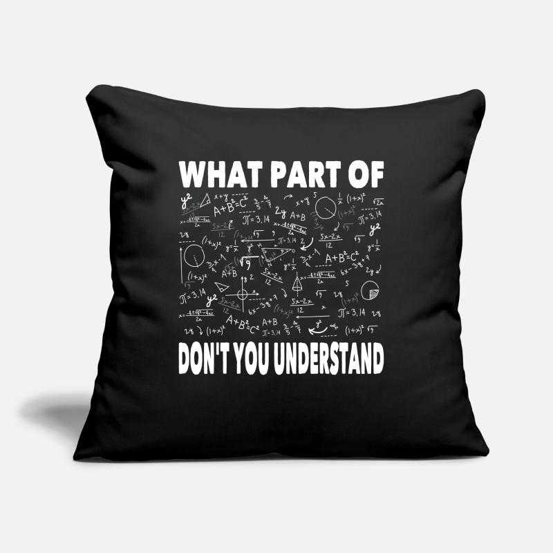 Math Math Exercices Mathématicien Cadeau Coussin et housse de 45 x 45 cm