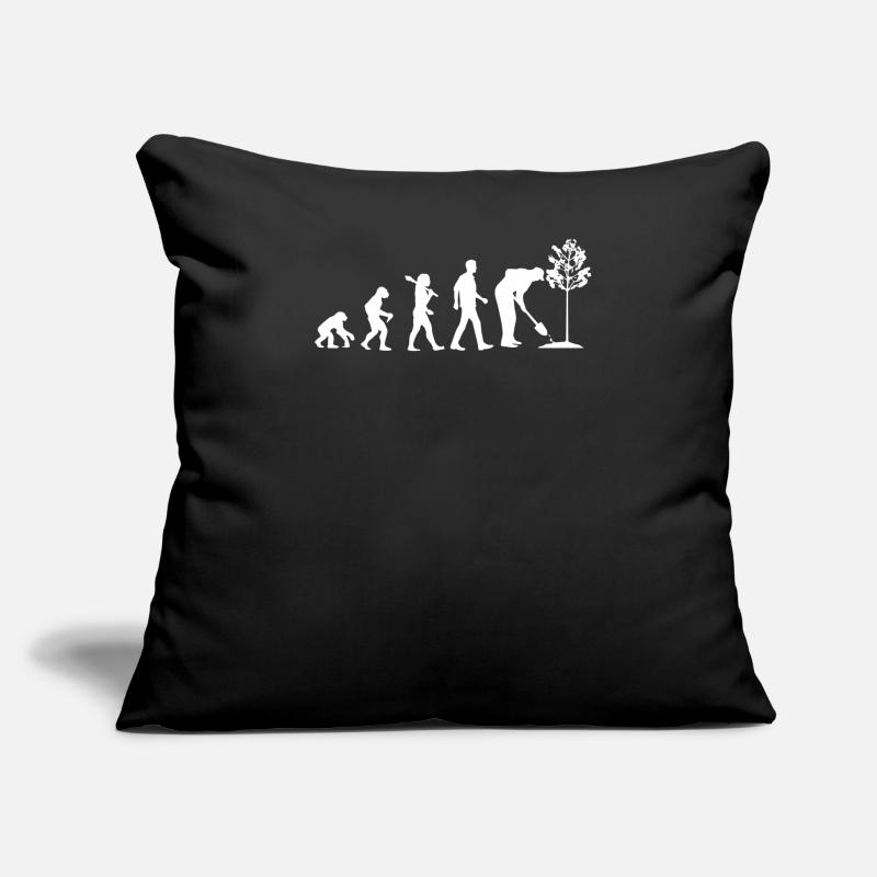 Évolution écologiste Coussin et housse de 45 x 45 cm