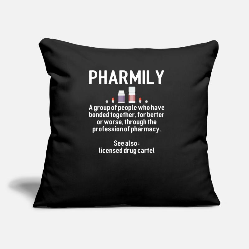 pharmily, Apothekertechniker, pharm tech Geschenke Sofakissen mit Füllung 45 x 45 cm