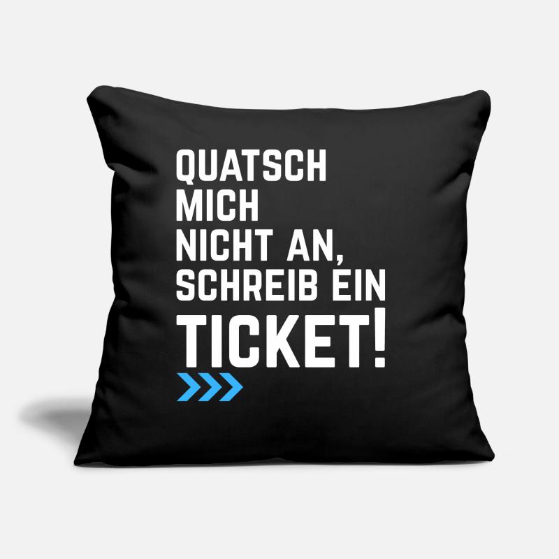 Informatiker IT Ticket Spruch Programmierer Sofakissen mit Füllung 45 x 45 cm