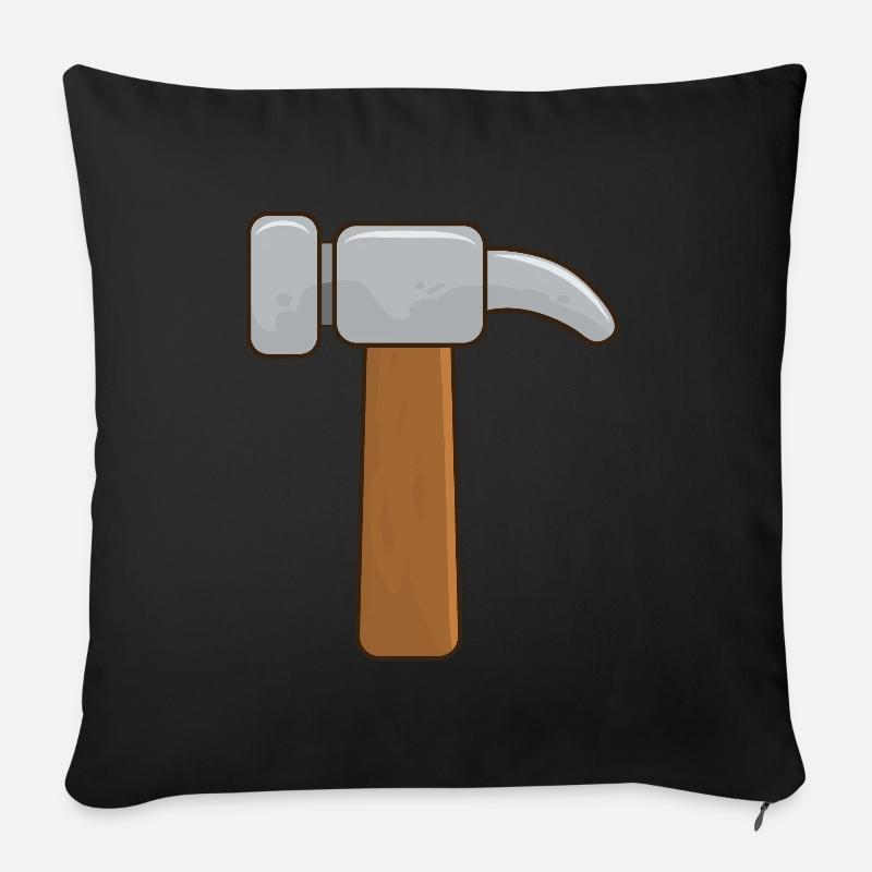 Hammer - Sofakissen mit Füllung 45 x 45 cm - Schwarz