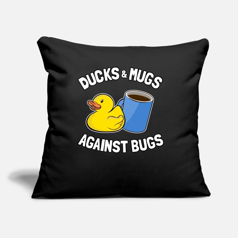 Programmeurs Canard Programmation Debugging Drôle Coussin et housse de 45 x 45 cm