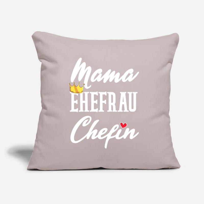 Mama Ehefrau Chefin Muttertagsgeschenk Muttertag Sofakissen mit Füllung 45 x 45 cm