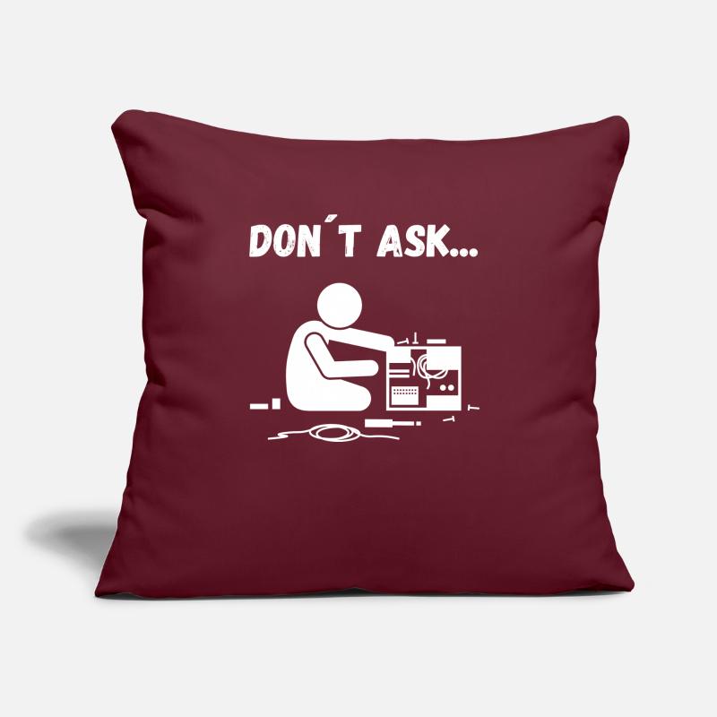 Support informatique Coussin et housse de 45 x 45 cm