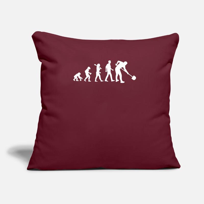 Archaeologist Evolution Sofa pillow with filling 45cm x 45cm