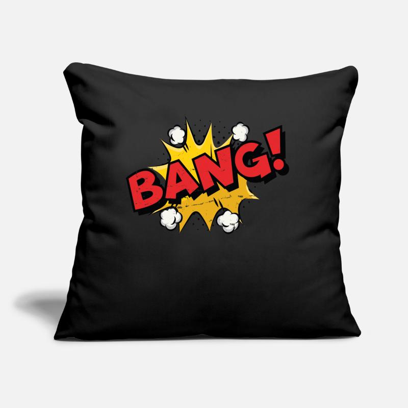 Afraid! Comic Speech Bubble Sofa pillow with filling 45cm x 45cm