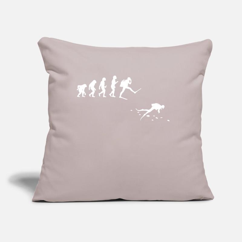 Plongée Évolution Plongée Plongée Coussin et housse de 45 x 45 cm