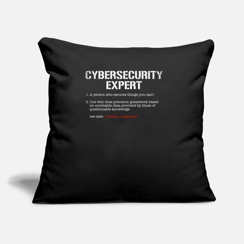 Cybersecurity Expert Definition, cyber security Coussin et housse de 45 x 45 cm