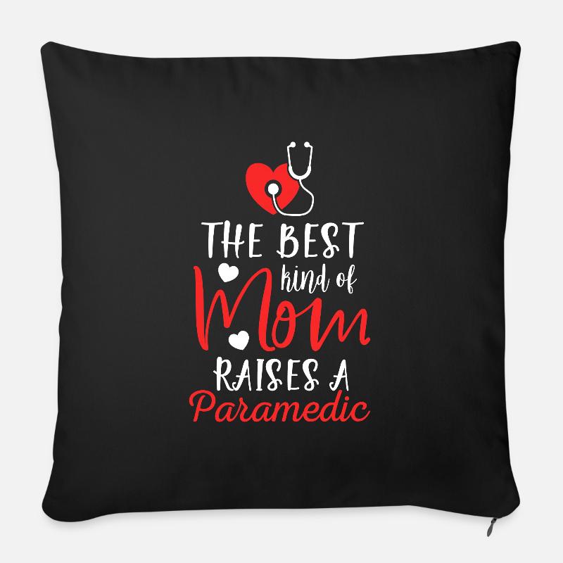 Ambulances et ambulances - Coussin et housse de 45 x 45 cm - noir