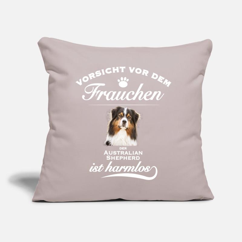 Aussie - Aussie Hund - Australian Shepherd Sofakissen mit Füllung 45 x 45 cm