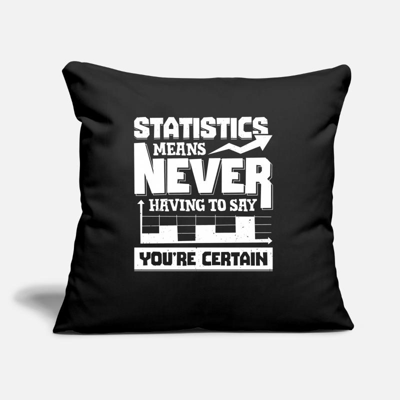 Statistik Data Science Statistiker Geschenk Sofakissen mit Füllung 45 x 45 cm