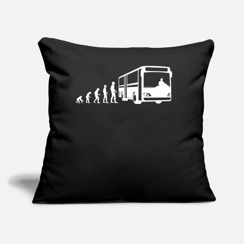 Busfahrer Evolution Bus Fahrer Beruf Job Geschenk Sofakissen mit Füllung 45 x 45 cm