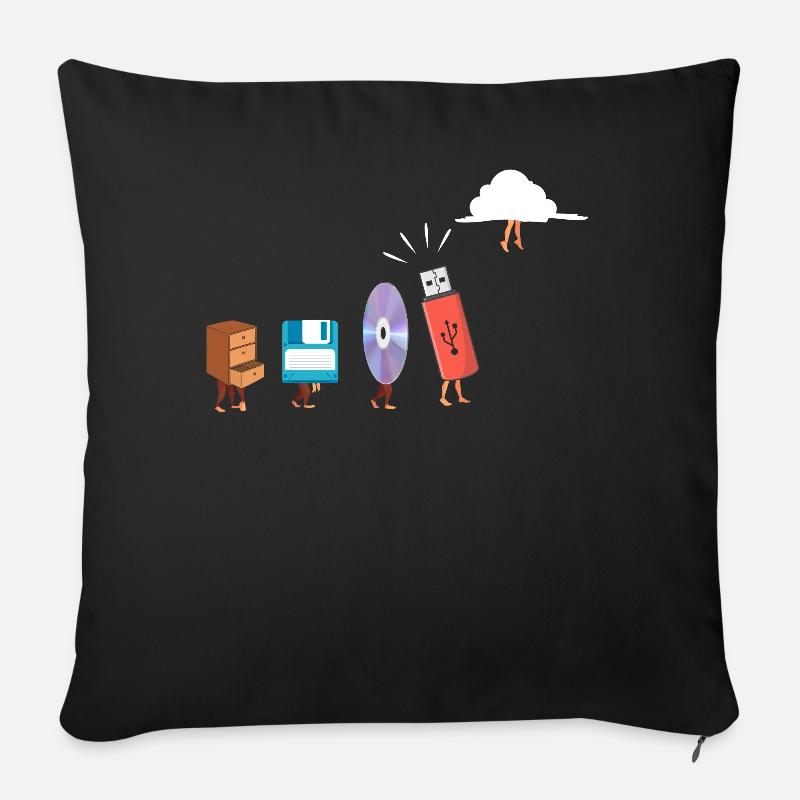 Geek Programmer Computer Engineering Nerd Develope - Sofakissen mit Füllung 45 x 45 cm - Schwarz