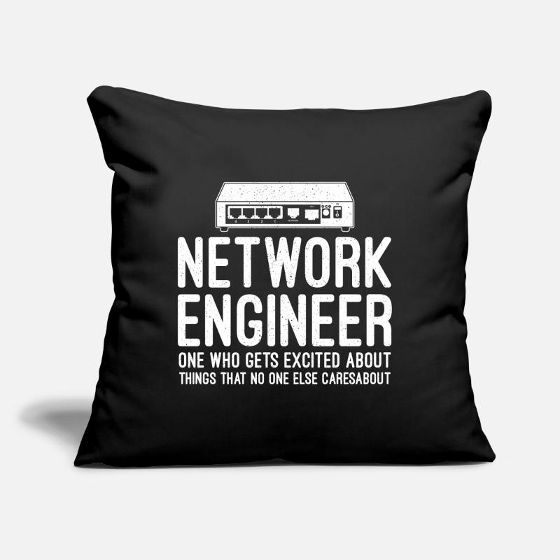 Netzwerktechniker Informatik Netzwerk Technk IT Sofakissen mit Füllung 45 x 45 cm