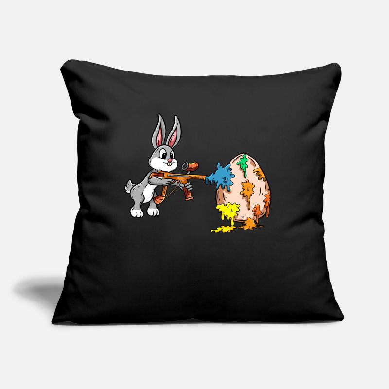 Easter Easter egg dyeing Sofa pillow with filling 45cm x 45cm