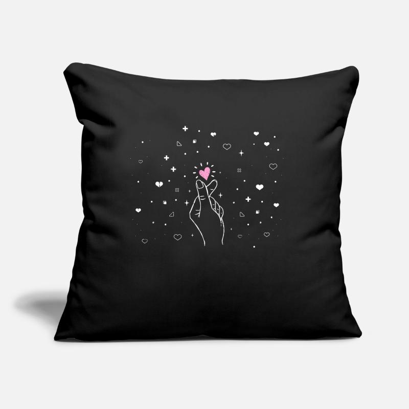 K-pop musique coréenne cadeau Corée Corée Pop Coussin et housse de 45 x 45 cm