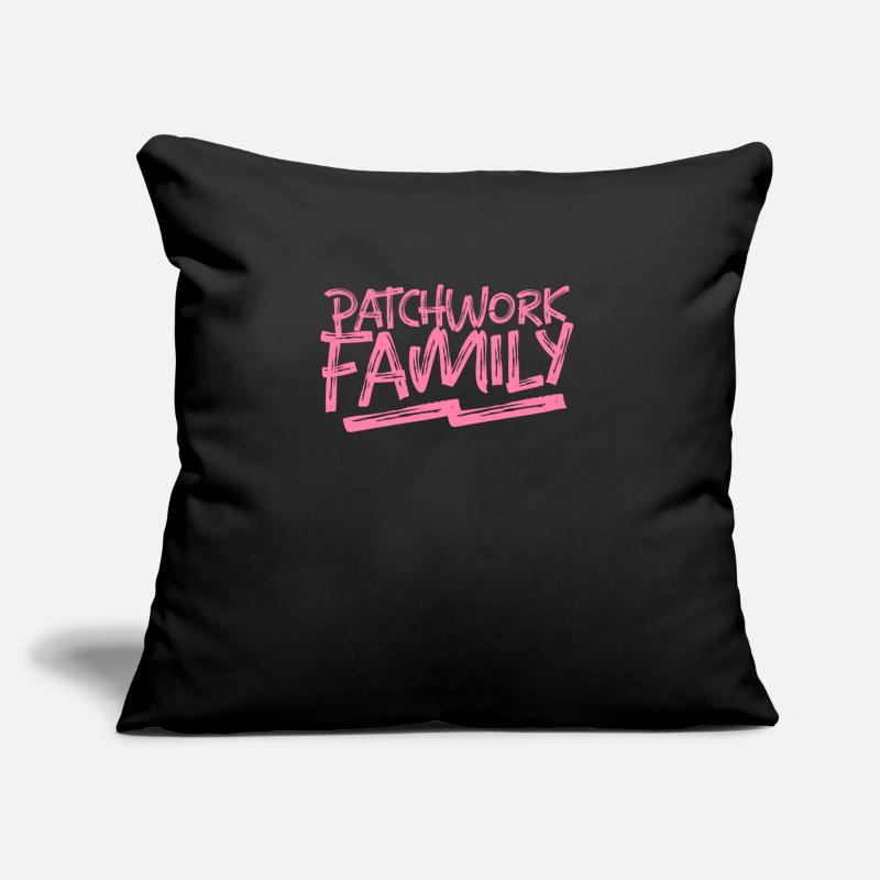 Patchwork Famille De Patchwork Famille Coussin et housse de 45 x 45 cm