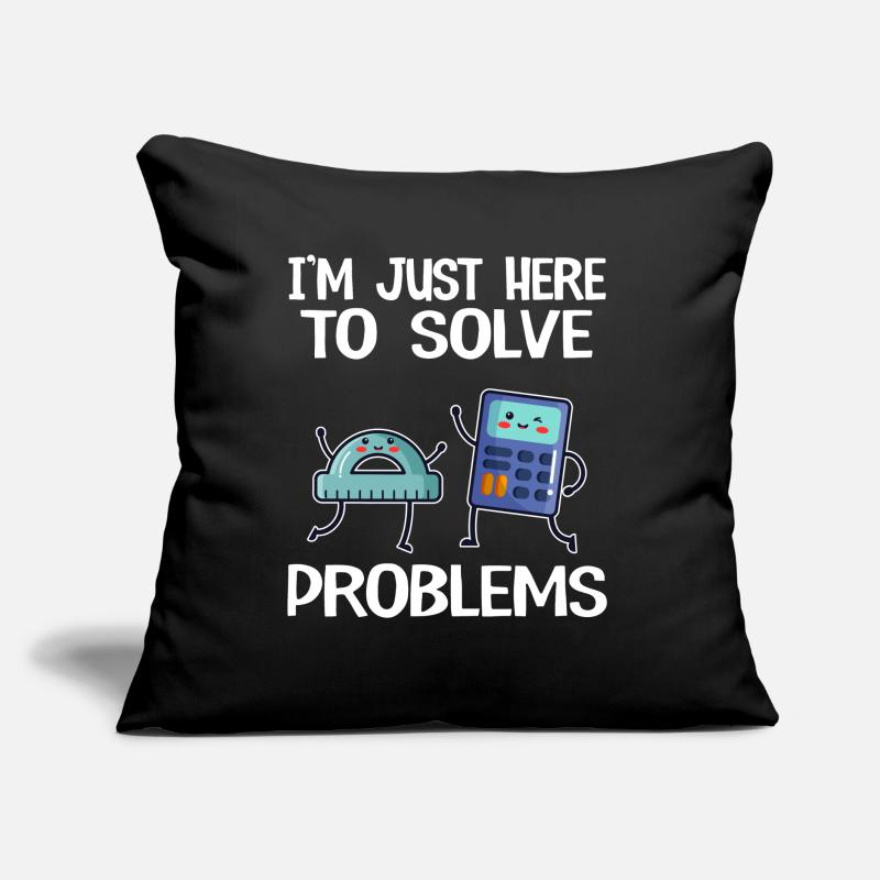 Professeur de maths Bac Math Student Cadeau Drôle Coussin et housse de 45 x 45 cm